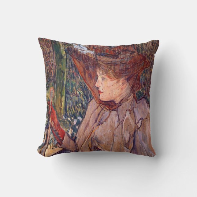 Coussin Femme aux Gants (Recto)