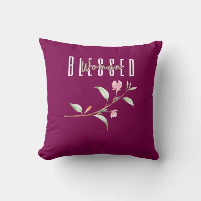 Coussin Femme bénie (Recto)