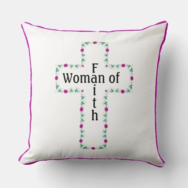 Coussin Femme de foi (Recto)