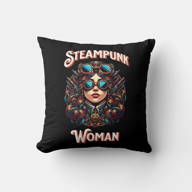 Coussin Femme de Steampunk (Recto)