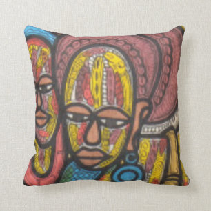 Coussin Femme du marché