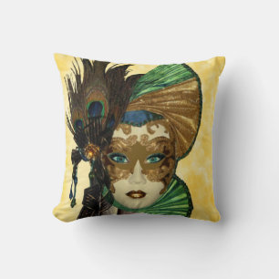 Coussin Femme En Masquerade Art Cushion