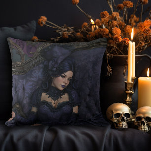 Coussin Femme Gothique Rococo
