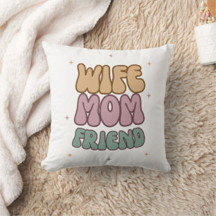 Coussin Femme Maman Ami, Fête des mères Cadeau, Cadeau pou