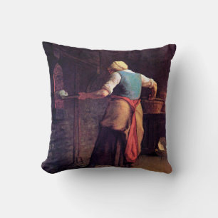Coussin Femme Pain À Cuire, Jean-François Millet