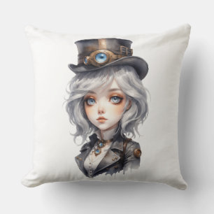 Coussin Femme SteamPunk
