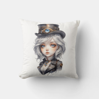 Coussin Femme SteamPunk