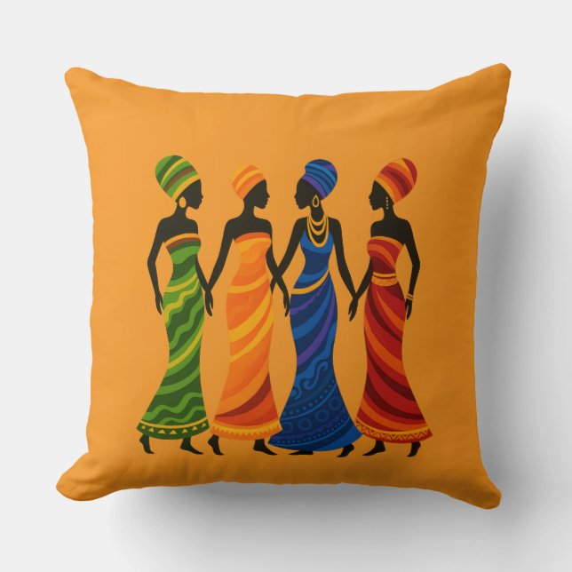 Coussin Femmes africaines (Recto)