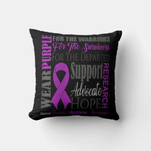 Coussin Femmes Ataxie Maladie neurologique Sensibilisation