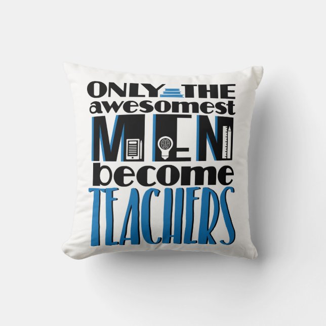 Coussin Femmes de professeur Teacher Teaching Gift Men (Recto)