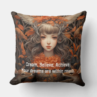 Coussin Femmes des bois : rêve Réussir