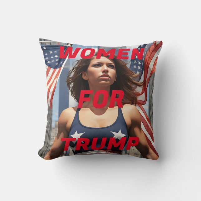COUSSIN FEMMES POUR TRUMP (Recto)