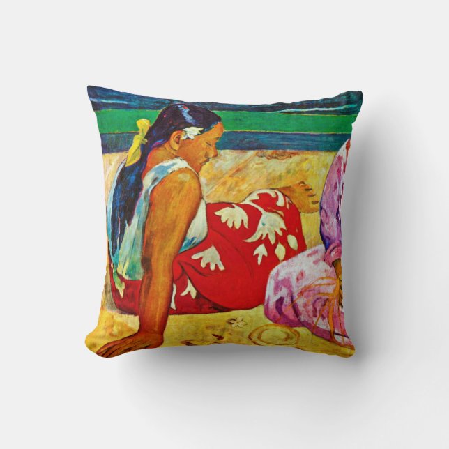 Coussin Femmes tahitiennes, Gauguin (Recto)