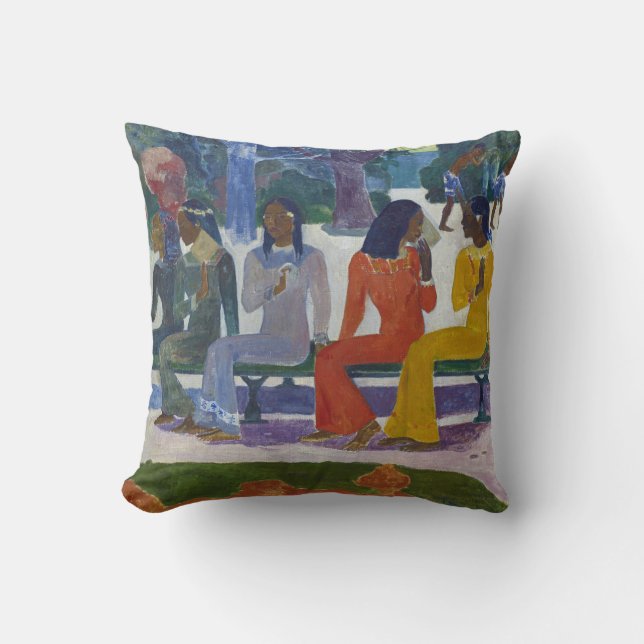 Coussin Femmes tahitiennes, Gauguin (Recto)