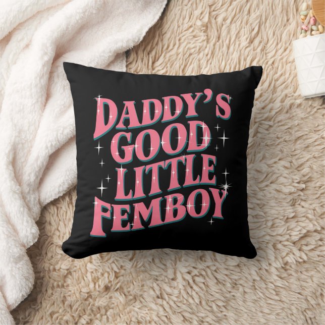 Coussin Femoby, le Gay pride LGBT de Daddy's Good Little F (Couverture)
