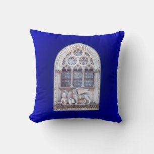 Coussin Fenêtre de lion aile San Marco