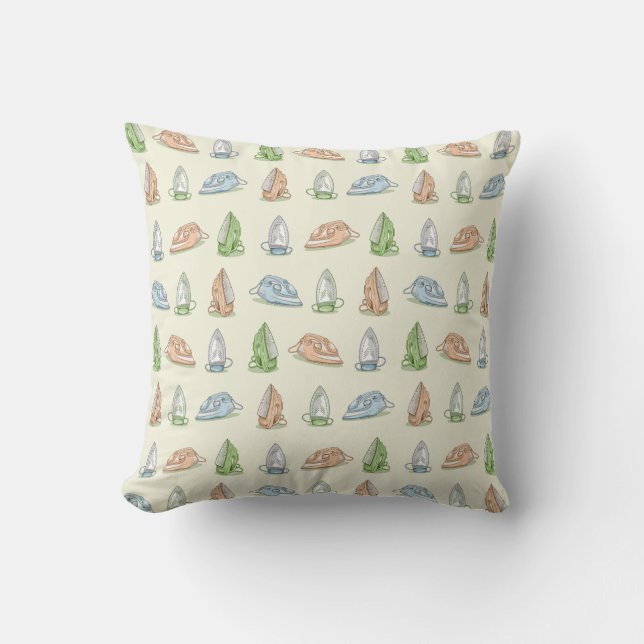 Coussin Fer à repasser Lave-linge patten (Recto)