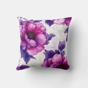 Coussin Ferme aux Fleurs Magnifiques Moderne Motif Floral