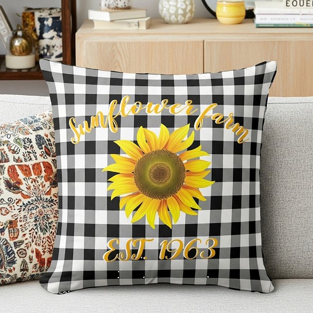 Coussin Ferme de tournesols (Créateur téléchargé)