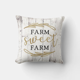 Coussin Ferme Douce Ferme Bois Blanc Ferme de Campagne
