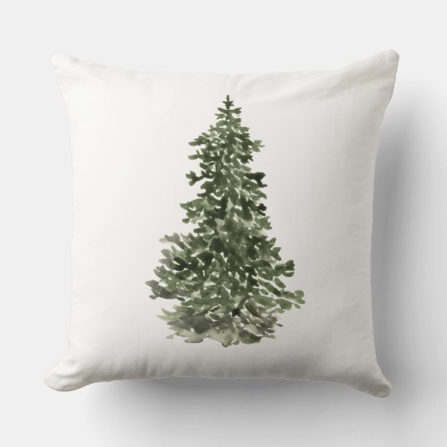 Coussin Ferme minimaliste de Noël moderne (Recto)