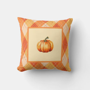 Coussin Ferme Orange Citrouille Simple Automne Accueil Acc