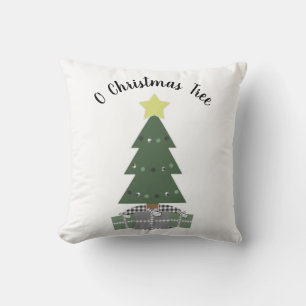 Coussin Ferme réversible Noël Thanksgiving Green