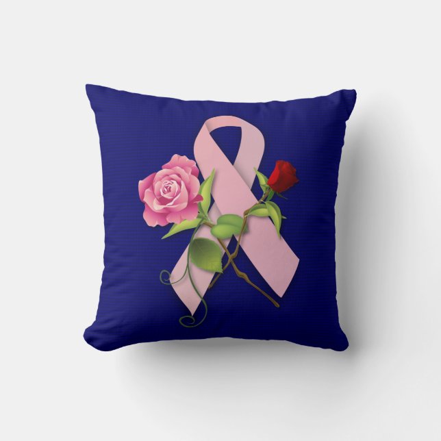 Coussin Fermeture du survivant du cancer du sein (Recto)