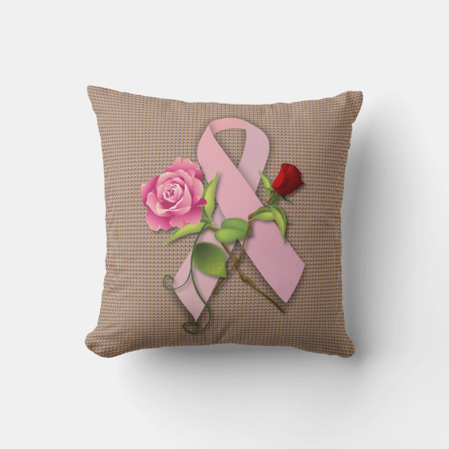 Coussin Fermeture du survivant du cancer du sein (Recto)