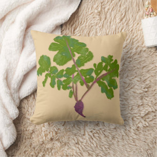 Coussin Fermier Radish Turnips Jardinage Plante