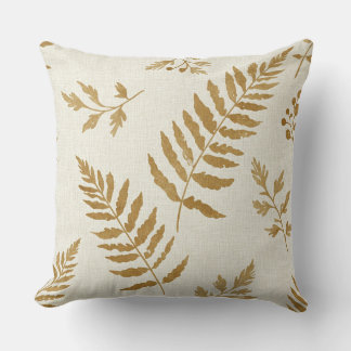 Coussin Fern Feuilles, par Natasha Us