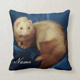 Coussin Ferret personnalisé pour animaux de compagnie