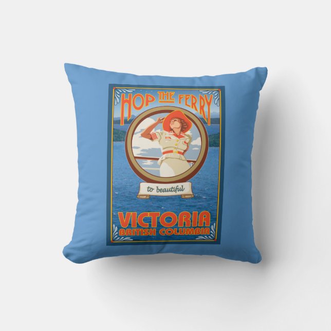 Coussin Ferry d'équitation de femme - Victoria, AVANT (Recto)