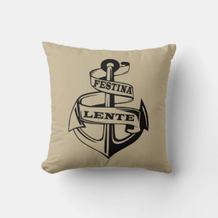 Coussin Festina lente