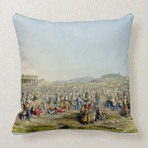 Coussin Festival à Athènes, pub. par J. Rodwell, 1830