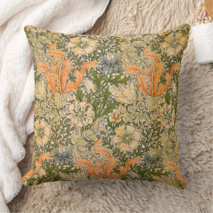 Coussin Festival de fleurs de William Morris Spring Compto