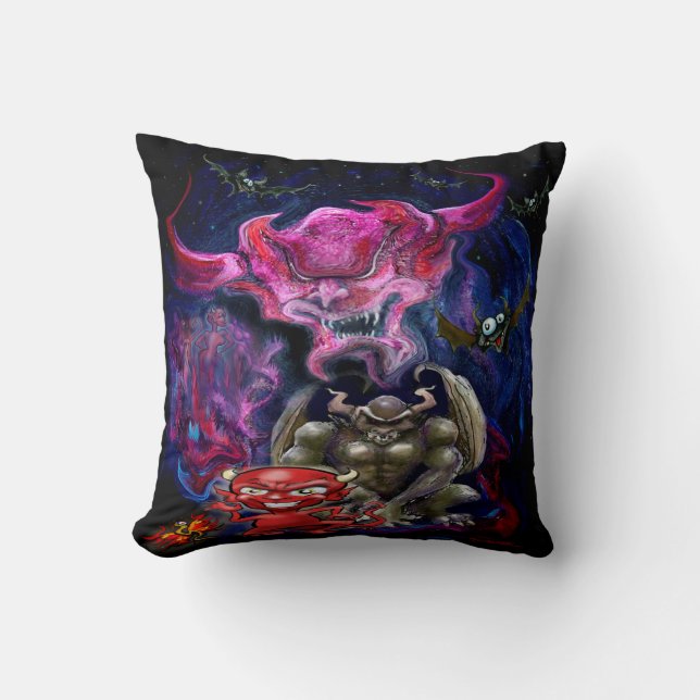 Coussin Festival des arts sombres (Recto)