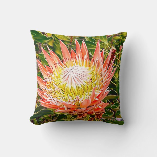 Coussin Festival moderne de fleurs florales des tulipes (Recto)
