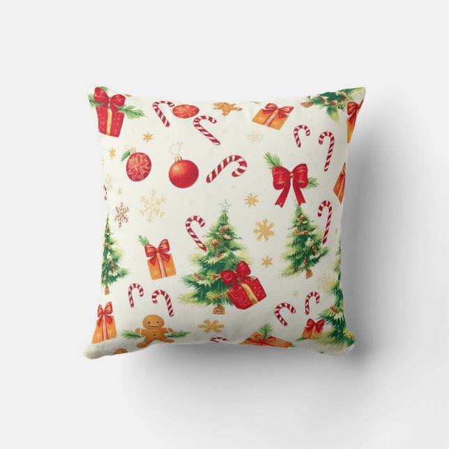 Coussin Festive Holiday Cheer (Verso)