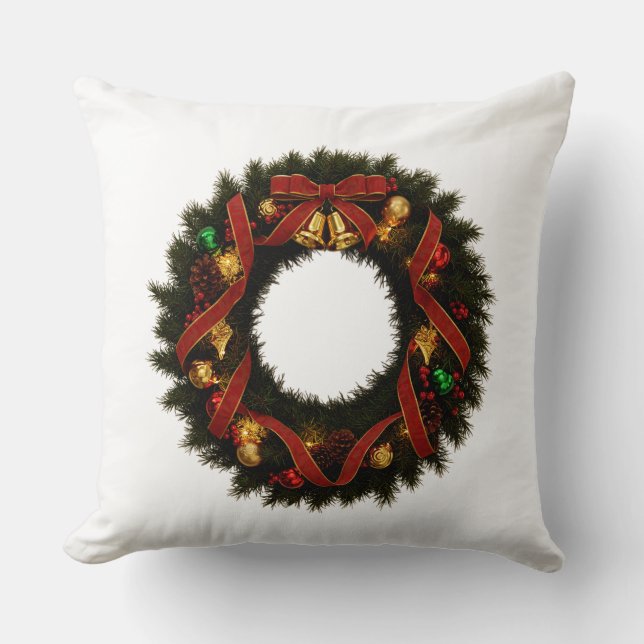 Coussin "Festive Wreath Thaillow - Cosy Season (Recto)