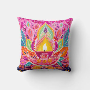 Coussin Festivités radieuses : Une fête de Dazecore
