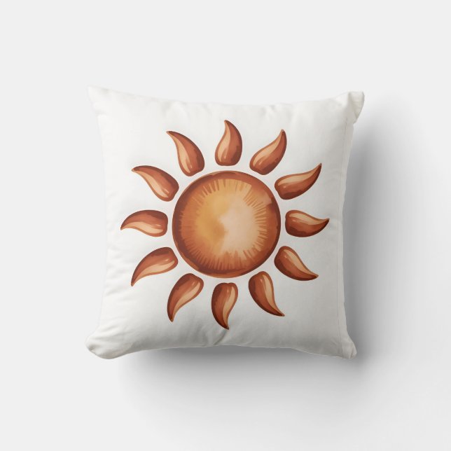 Coussin Fête Arc-en-Ciel Bohème (Recto)