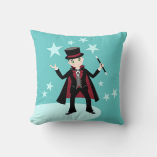 Coussin Fête d'anniversaire de Magician Kid