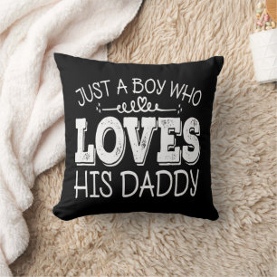Coussin Fête d'anniversaire pour enfants cool Garçon qui a