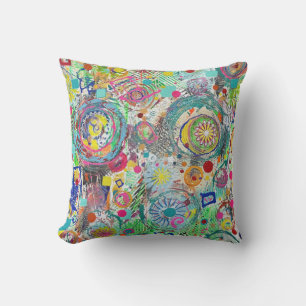 Coussin Fête dans une boîte 16 x 16 Jeu d'oreiller