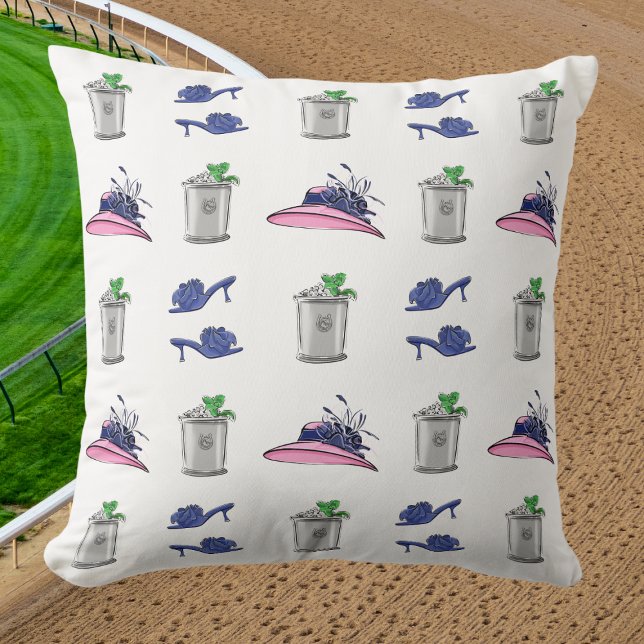 Coussin Fête de Derby pour Dames Élégantes Talons Hauts Bl (Créateur téléchargé)