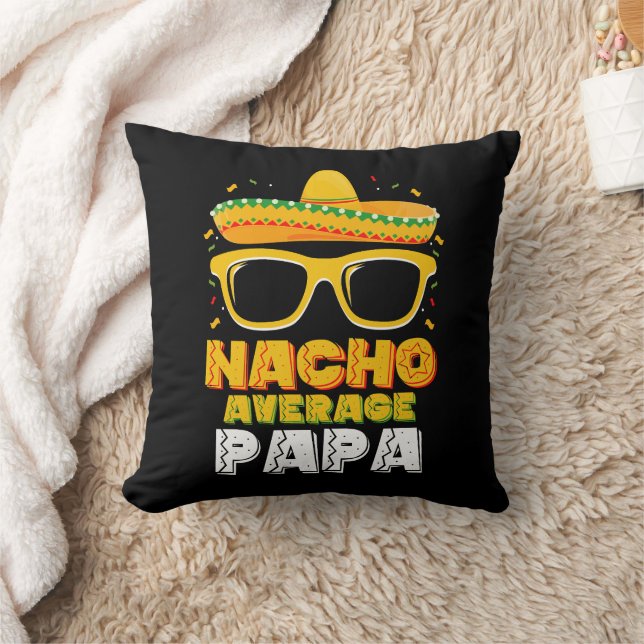 Coussin Fête de famille Papa Nacho Moyen Cinco De Mayo (Couverture)