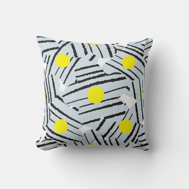 Coussin Fête de Jardin Animée (Recto)