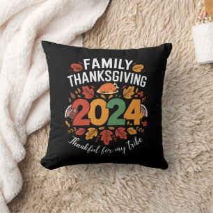 Coussin Fête De La Famille 2024 Remerciements Pour Ma Trib