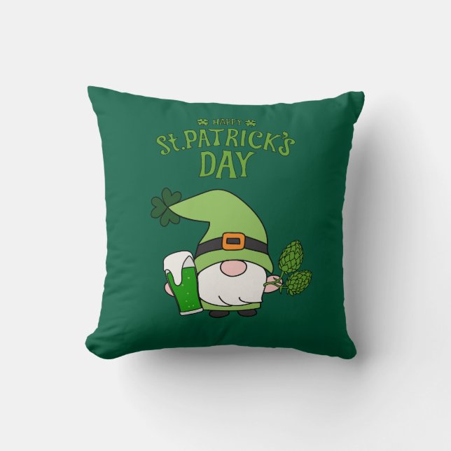 Coussin Fête de la Saint-Patrick (Recto)